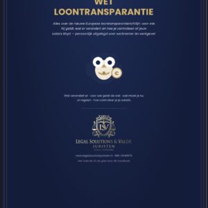 Boek alles over de nieuwe wet loontransparantie
