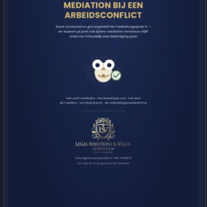 Boek: Mediation bij arbeidsconflict